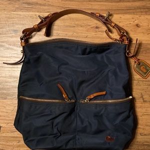 Dooney & Bourke deep navy canvas handbag